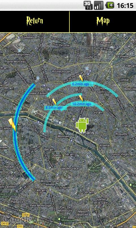 Lightning Locator (Pro) Screen 3