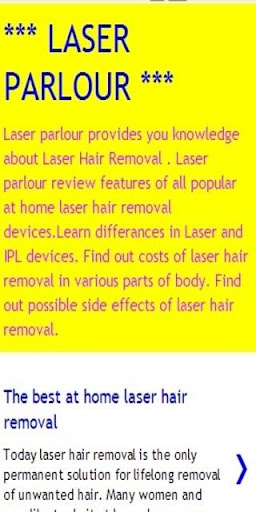 Home Laser IPL Hair Removal