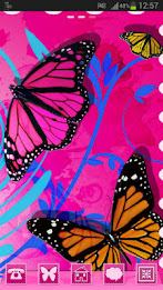 Theme Butterflies GO Launcher poster 2