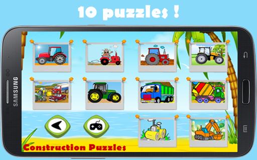 Construction Puzzles for Kids