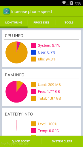 Increase phone speed