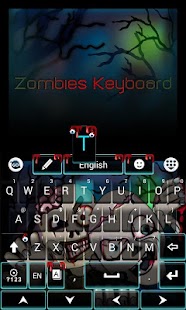 download Zombies GO Keyboard Theme free