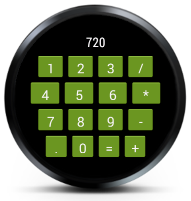 Calculator for AndroidWear