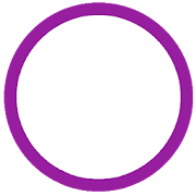 Polka Dot Purple White Theme 1.1 Icon