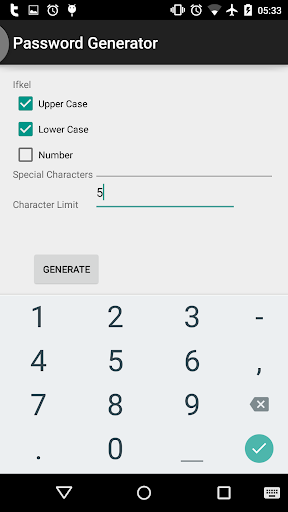 Password Generator