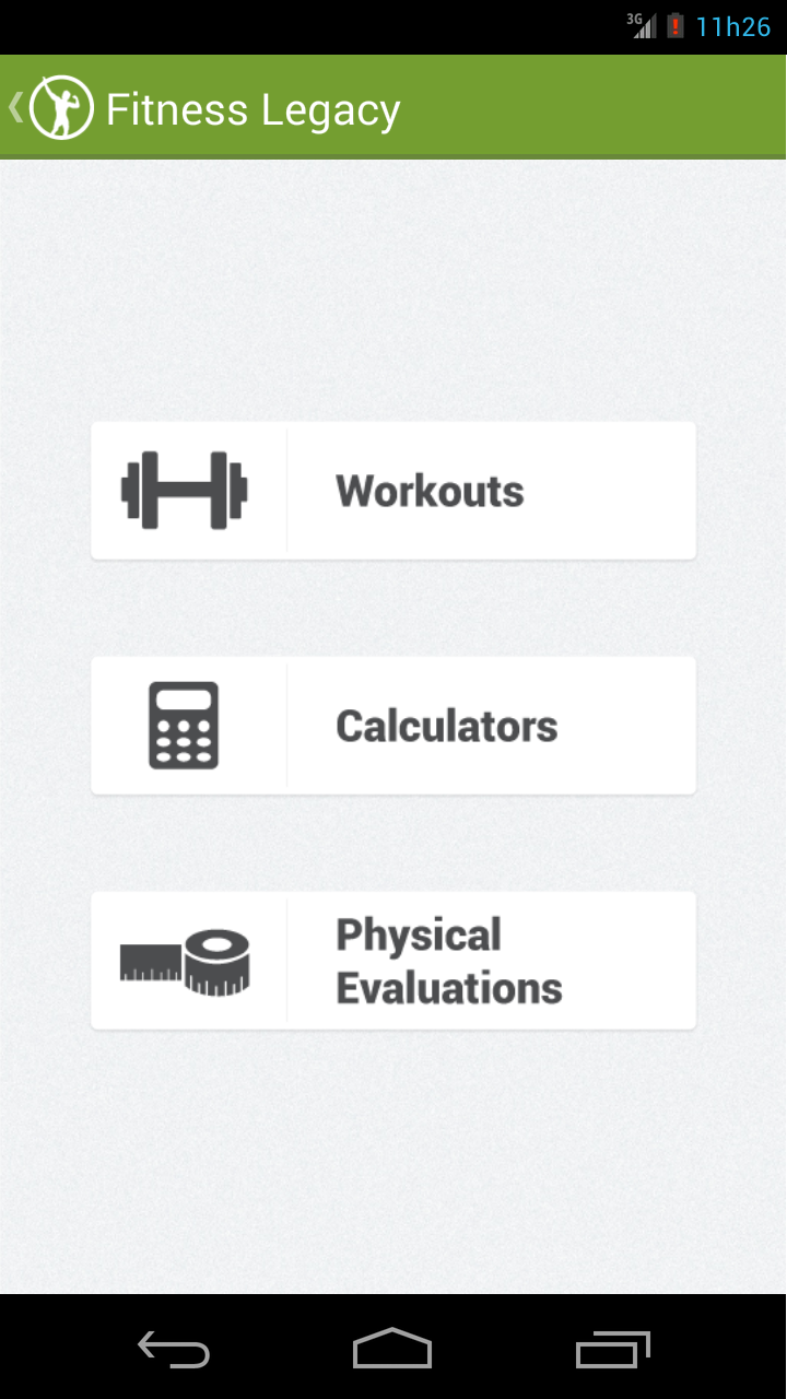 Fitness Legacy PRO Screen 2