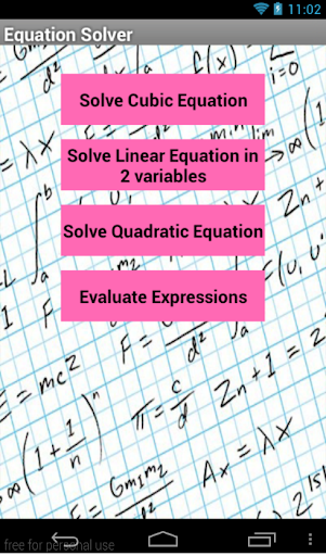 Equation SolveR