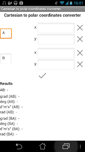 Cartesian to polar coordinates