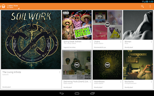 Google Play Music - screenshot thumbnail