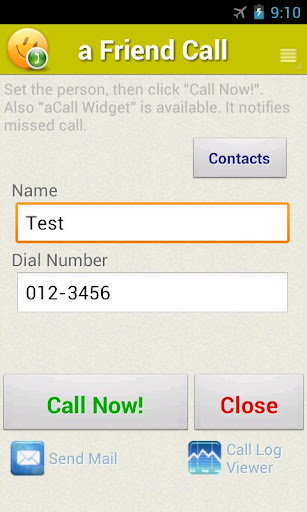 a Friend Call -Simple Contacts
