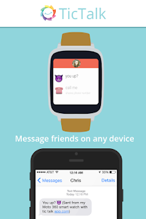 TicTalk chat on Android Wear Screenshot