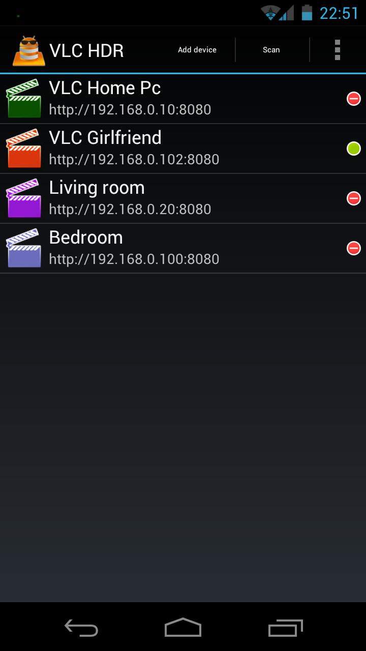 Android application VLC HD Remote Pro Unlocker screenshort