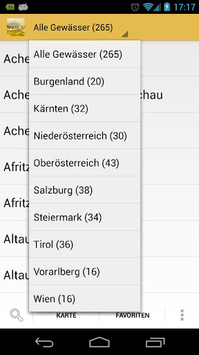 AGES Badegewässer-Datenbank