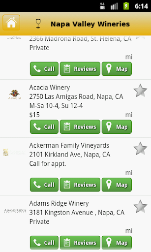 Napa Valley Winery Locator