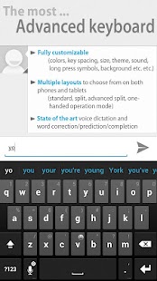 Thumb Keyboard Screenshot