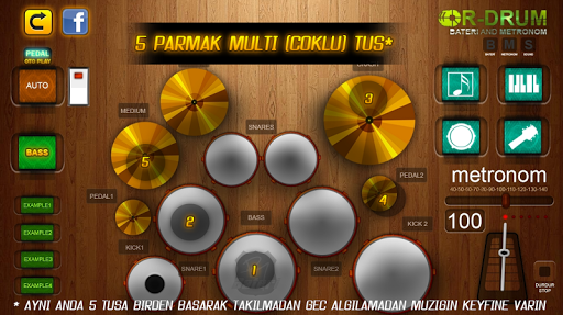 R-DRUM HD Bateri - Metronom