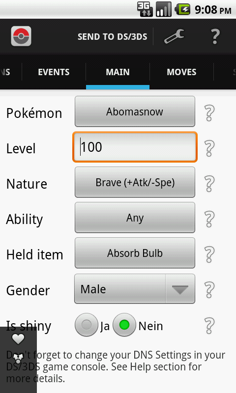 PokéCreator Lite Screen 3