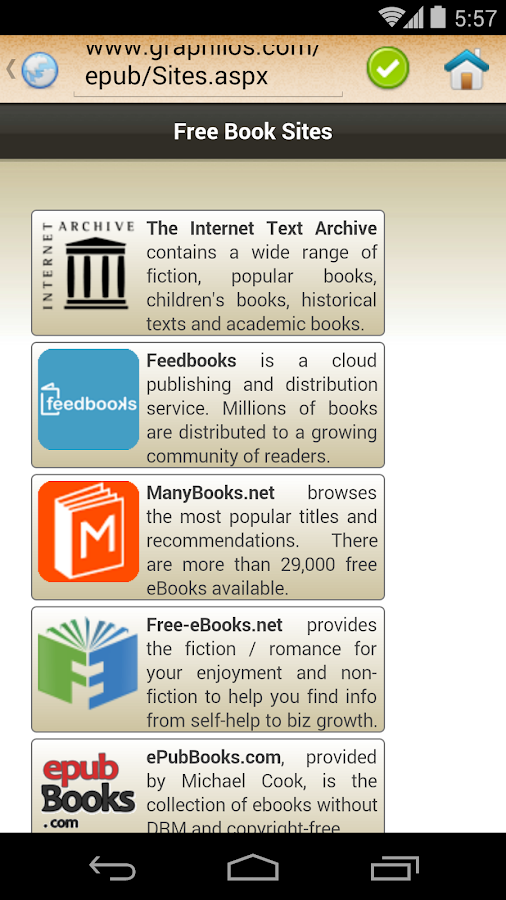   ePub Reader for Android- screenshot  
