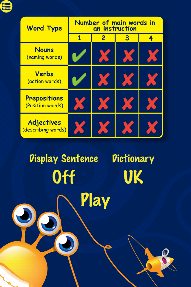 Splingos Language Universe Screen 2