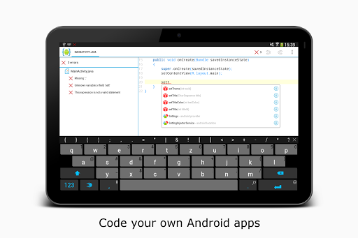 AIDE- IDE for Android Java C++ 3.2.190108 screenshots 6