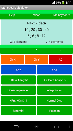 Statistical Probabilistic Calc