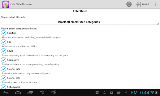 Free Kids Safe Browser - License APK