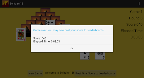 Solitaire 13 with Leaderboards poster 3