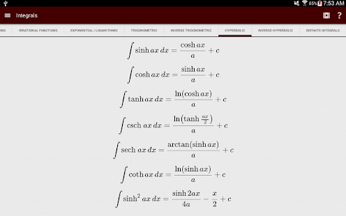 Free Download Calculus Cheatsheets APK for Android