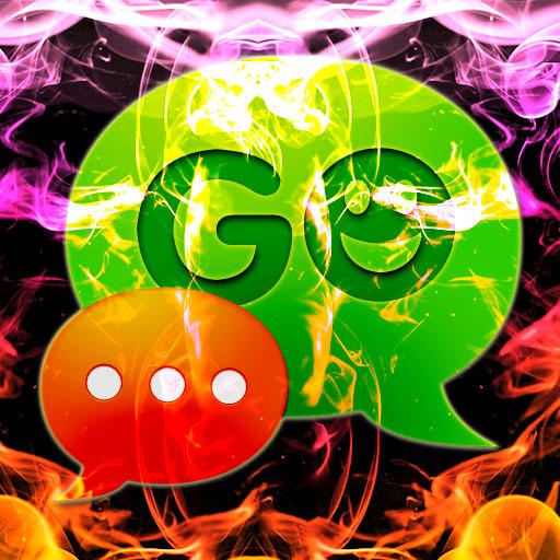 GO SMS Theme Smoke Colors 個人化 App LOGO-APP開箱王