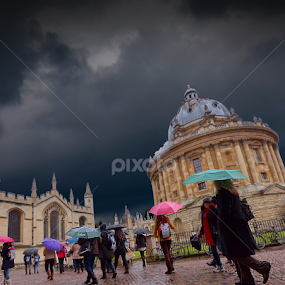 Oxford in the rain by Dorota Grolewska - City,  Street & Park Historic Districts
