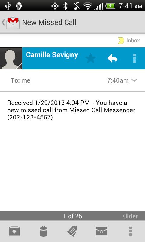 Missed Call Messenger Pro Screen 2