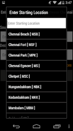 TrainSnap Chennai Train Timing poster 2
