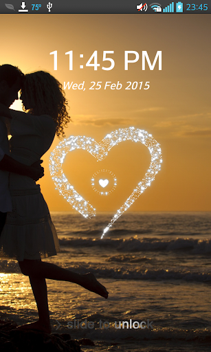 Lock Screen live heart Pro