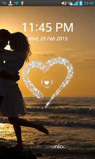 Free Lock Screen (live heart) Pro APK