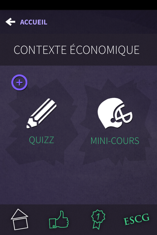 Objectif BAC PRO Droit/Eco Screen 2