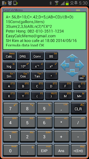 Calculator Memo Free