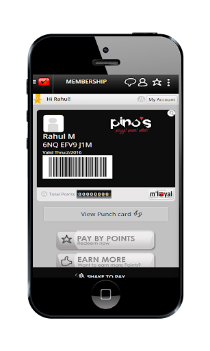 Pino's mLoyal App