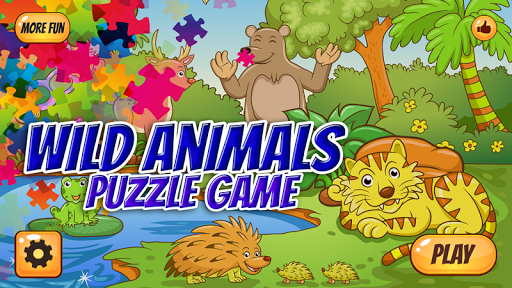 Wild Animals Puzzle For Kids