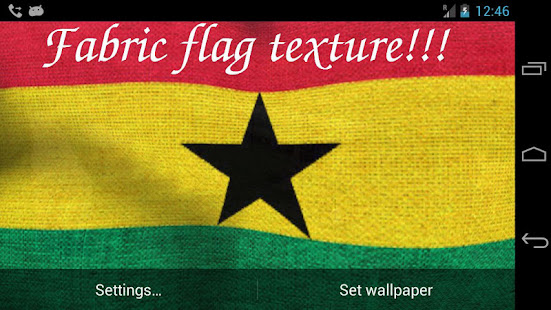 3D Ghana Flag Live Wallpaper(圖7)-速報App