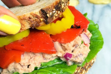 Mediterranean Tuna Salad Sandwich