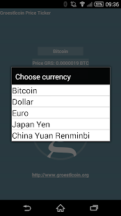 Groestlcoin Price Ticker Screenshots 2