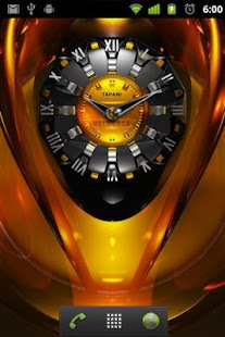 Luxus Clock Widget DE LOUNGE - náhled