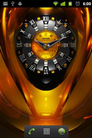Luxus Clock Widget DE LOUNGE Screen 2