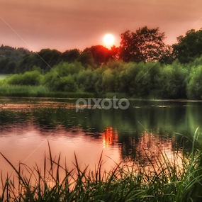 castle howard sunset by Mark Shepherdson - Landscapes Sunsets & Sunrises