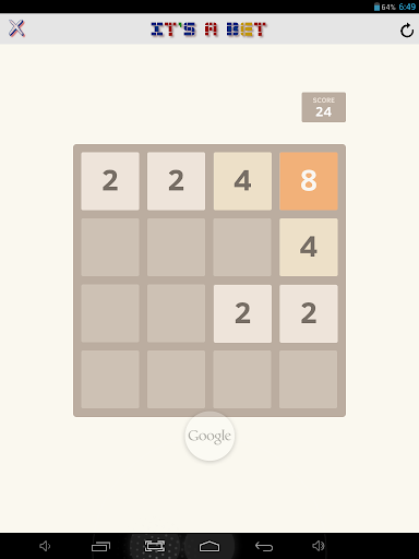 2048 Number Puzzle Game