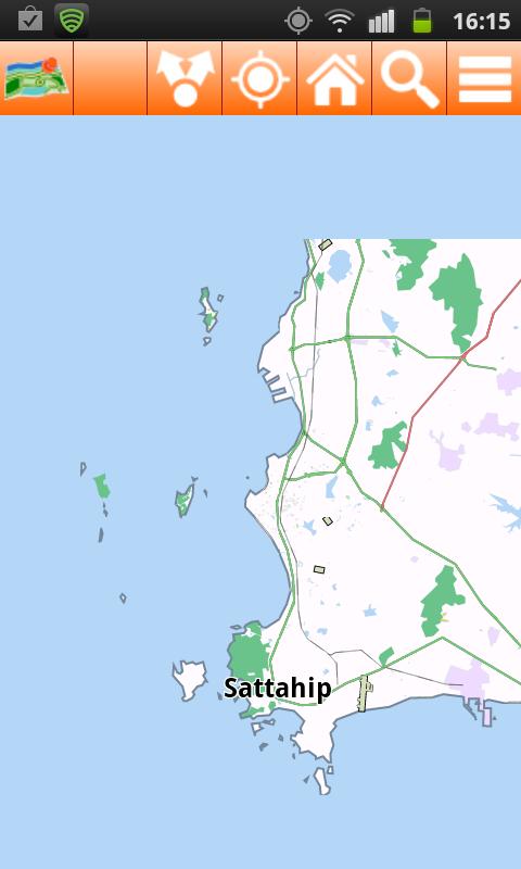 Pattaya, Thailand Offline Map Screen 3