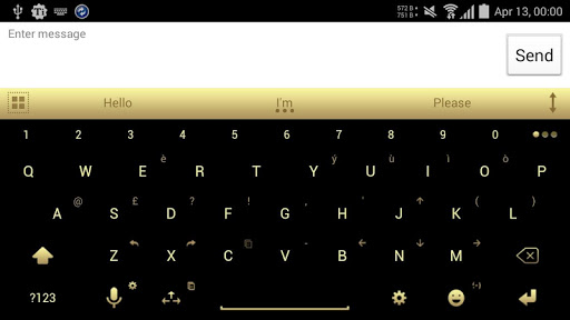 【免費個人化App】Theme for A.I.type Flat Gold-APP點子