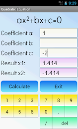 kvadratická rovnice řešitel poster 1