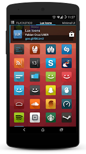 Lux - Apex, Nova, ADW Icons - screenshot thumbnail