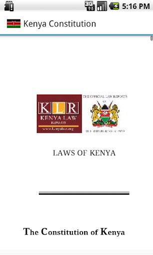 Kenya Constitution